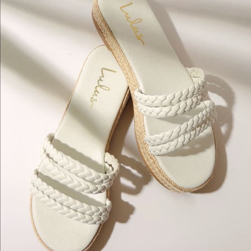 Lulus Espadrille Slide Sandals